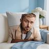 RRyan Gosling Face Cushion Cover Square Pillow Bedroom Sofa Leisure Comfort Living Room Home Decoration X