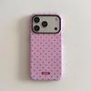 Frosted Polka Dot Anti-drop Phone Case for iPhone 14/13, Apple 17/16/15 PROMAX
