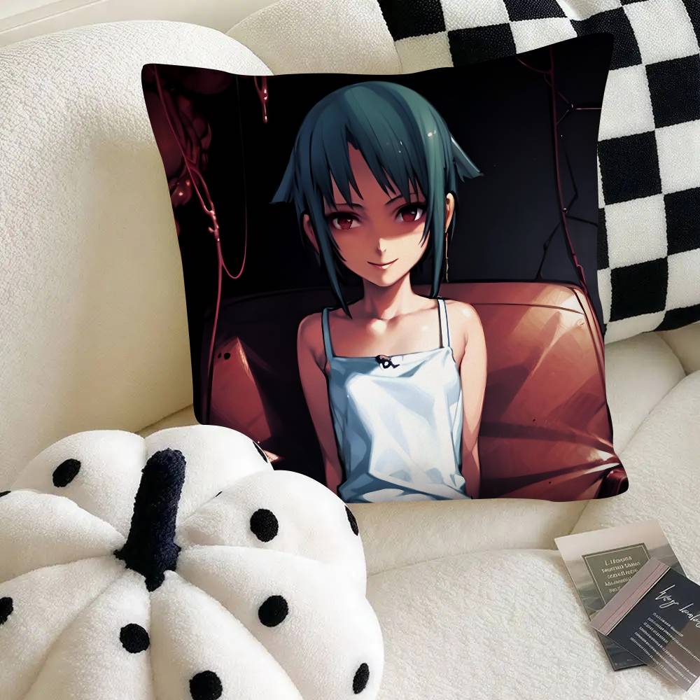 Anime Horror Animation The Song Of Saya Pillow Case Square Pillow Bedroom Sofa Leisure Comfort Cushion Car Home Decoration