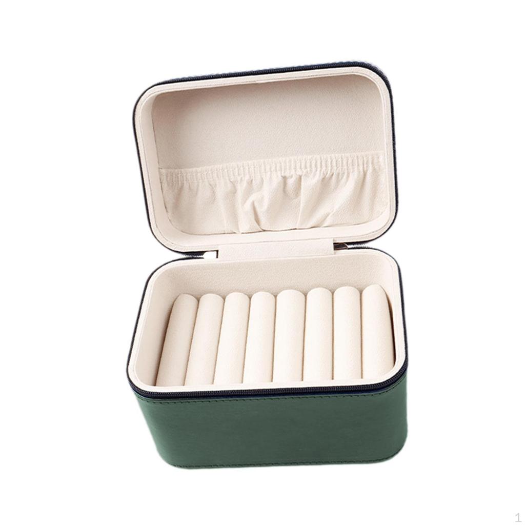 7 Compartment Bracelet Box, Storage Case, Holder, Jewelry Organizer for Birthdays, Craft