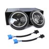 2 PCS 7 Inch IP68 Waterproof 6500K 75W LED Headlight Hi/Lo Beam Driving Lamp for Jeep Wrangler JK TJ LJ