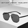 VEITHDIA Brand Vintage Sunglasses For Men Women Polarized UV400 Lens Outdoor Driving Eyeglasses For Male,Fashion Eyewear 8280