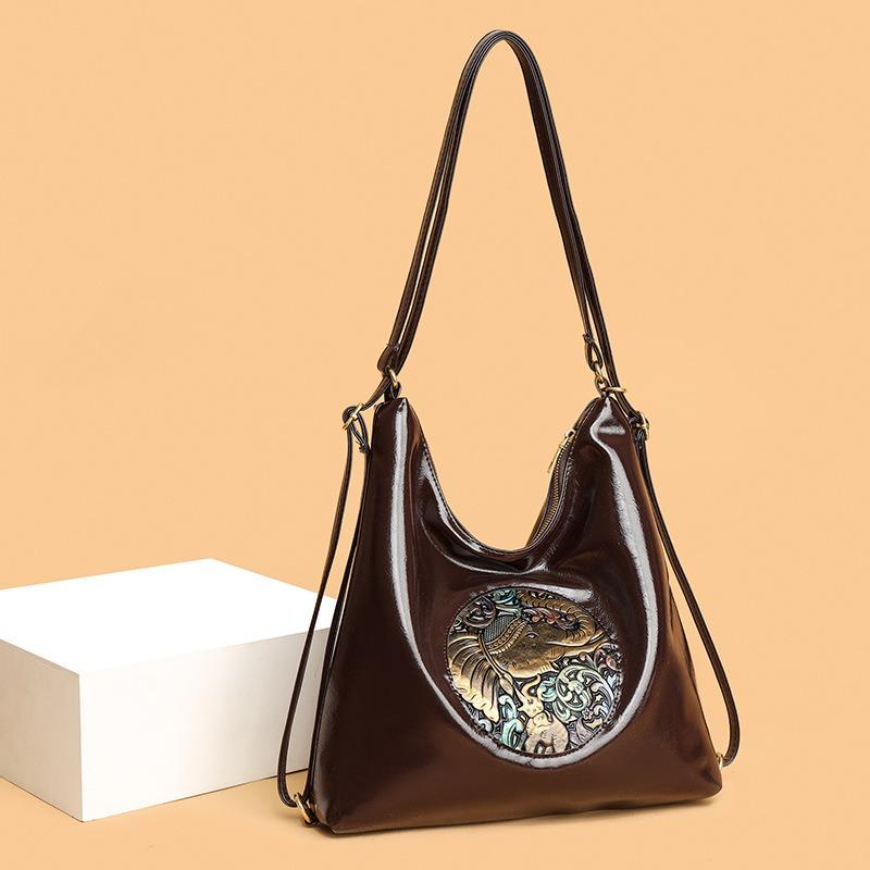 New casual women's shoulder bag large capacity premium underarm bag retro versatile tote bag