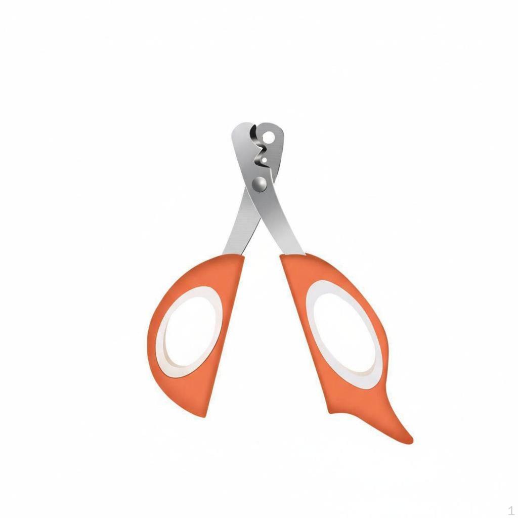 Round Hole Pet Nail Trimmer S NonSlip Handle Cat Easy to Use Kitten Claw Scissors for