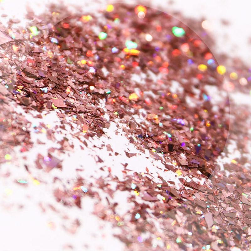 6 Pcs/Set Glitter Flakes Irregular Aluminum Foil Sequins For Nails Chrome Powder Winter Manicure Nail Art Decorations