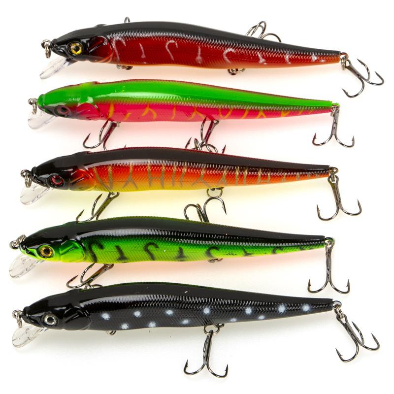 12cm/14g Bionic Rattling Minnow: Realistic Floating Hard Lure for Asp/Perch Fishing