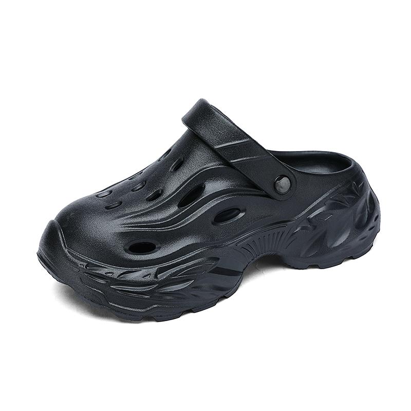 Men S And Women S Summer Outer Wear Thick-Soled Non-Slip Anti-Odor Toe-Cap Sandals For Couples Casual Beach Slippers 35-36