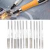 12pcs 3mm Shank Taper Machine Diamond Files for Reciprocating Grinding