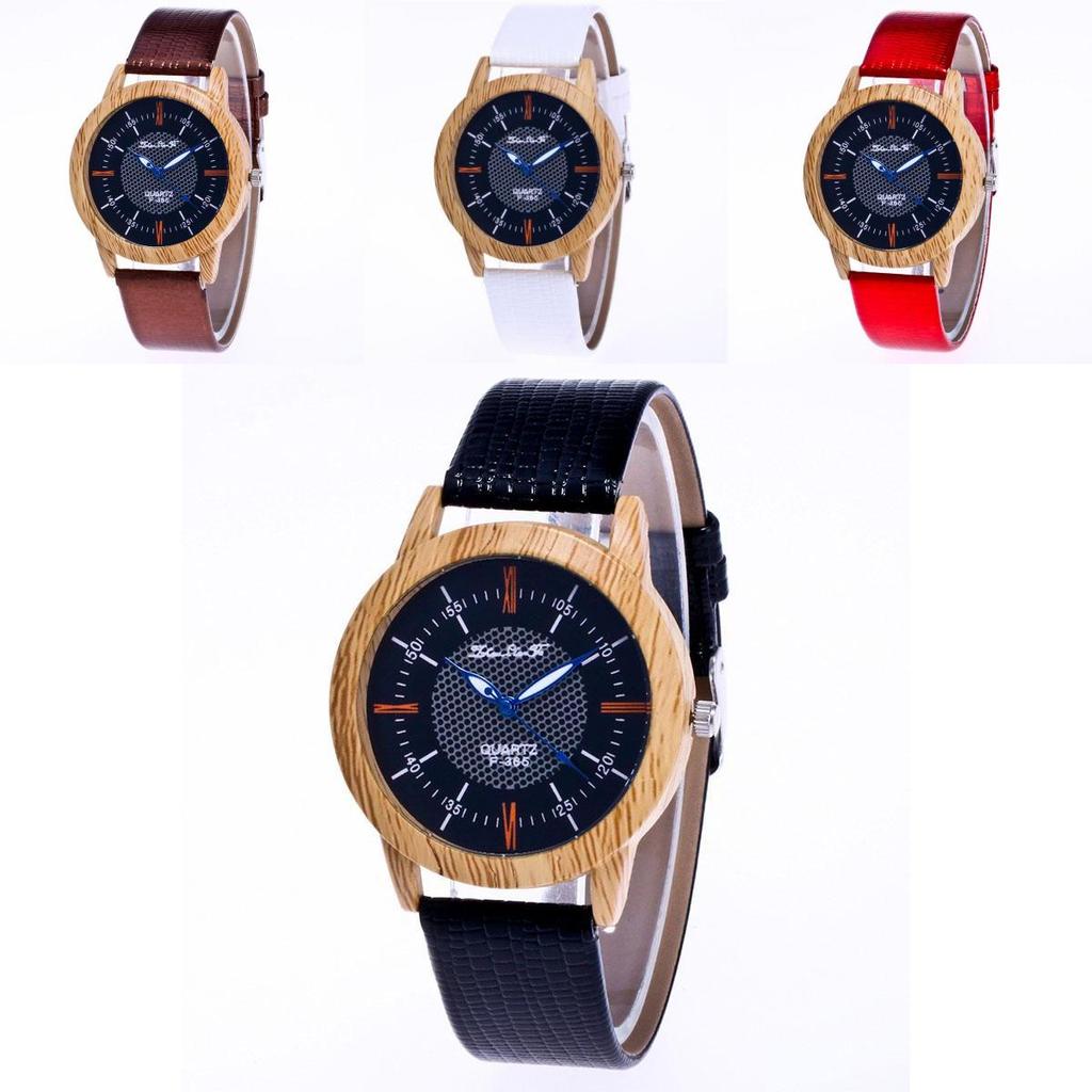 Versatile Nature Wooden Watch Minimalist Bamboo Clock Perfect Gift For Friends And Family