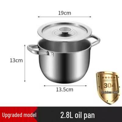 ZISIZ Stainless Steel Oil Strainer Pot