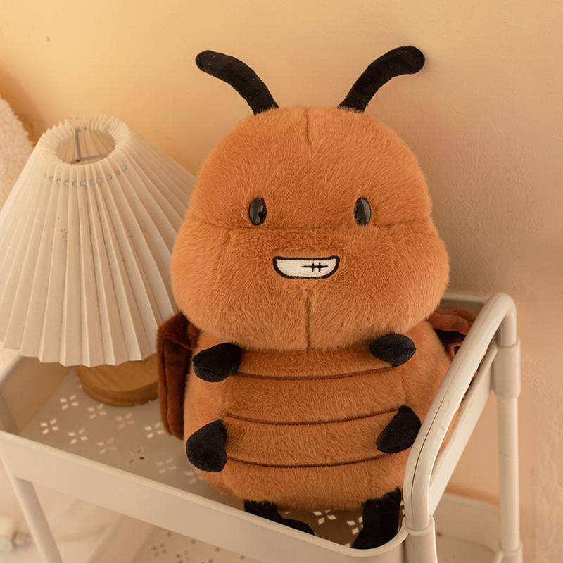 Vtipný hmyz Kreativní šváb Kreslená včela Plyšová panenka Simulace Mravenci Polštář Měkká hračka Pokojová dekorace Kawaii Narozeninové dárky