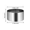 2/3/4Pcs Stainless Steel Round Cake Ring Mold Set Cake Decoration Tools Cupcake Mousse Pastry Baking Mould Tools Cooking Rings