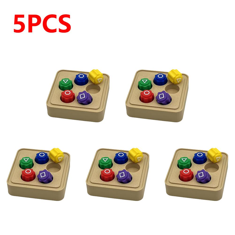 Gonggi Game Set Traditional Play Game 5pcs Stones Tossing Games with Case Korean Jack Stones Pebbles Play Game for TV Fans
