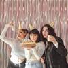3Pcs Rain Curtain 1 X 2.5m Sparkling Foil Fringe Backdrop Set Tassel Background Curtains Weddings Photo Booth Props Party Decoration