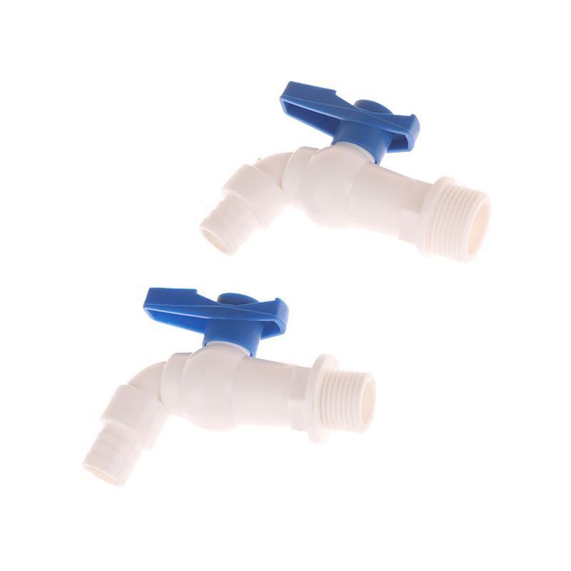 1 Stück 1/2 3/4" Kunststoff Außengewinde Wasserhahn Tankhahn Adapter Ablaufhahn Aquarienventil Ersatzhahn Gartenzubehör
