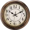 ZENFUN 12'' Round Classic Wall Clock, Battery Operated Quartz Clock Silent Non Ticking Wall Clock, Decorative for Kitchen, Home, Living Room,