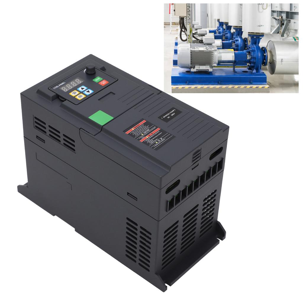 Variable Frequency Drive Inverter Vector Converter 7.5KW VFD 3 Phase 340V‑440V Input 0‑440V Output with RS485