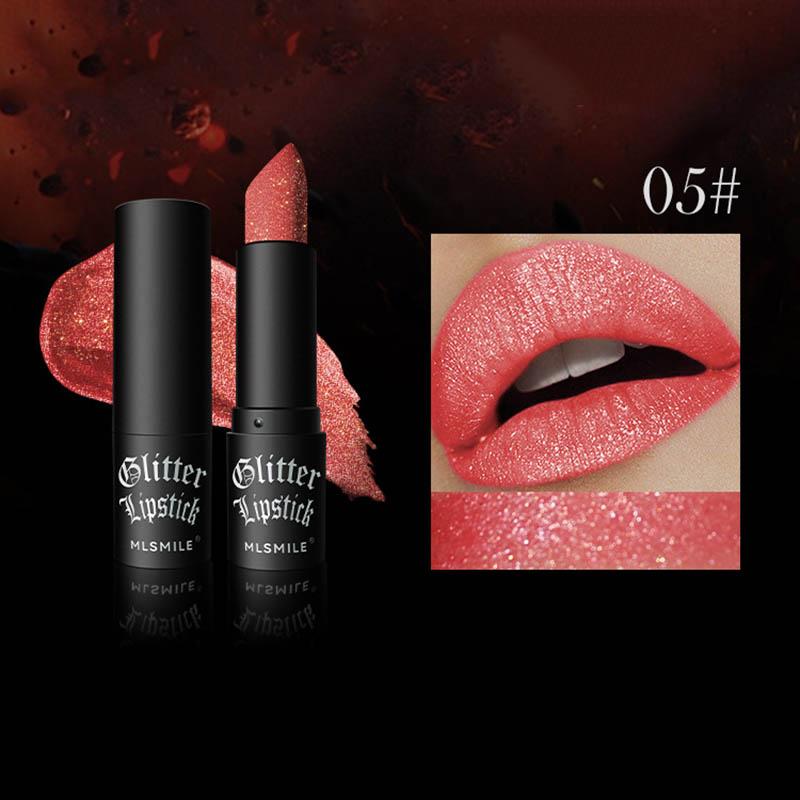 

6 цветов блестящая помада водостойкая стойкая бриллиантовая перламутровая металлическая помада черный блеск для губ женский макияж косметика