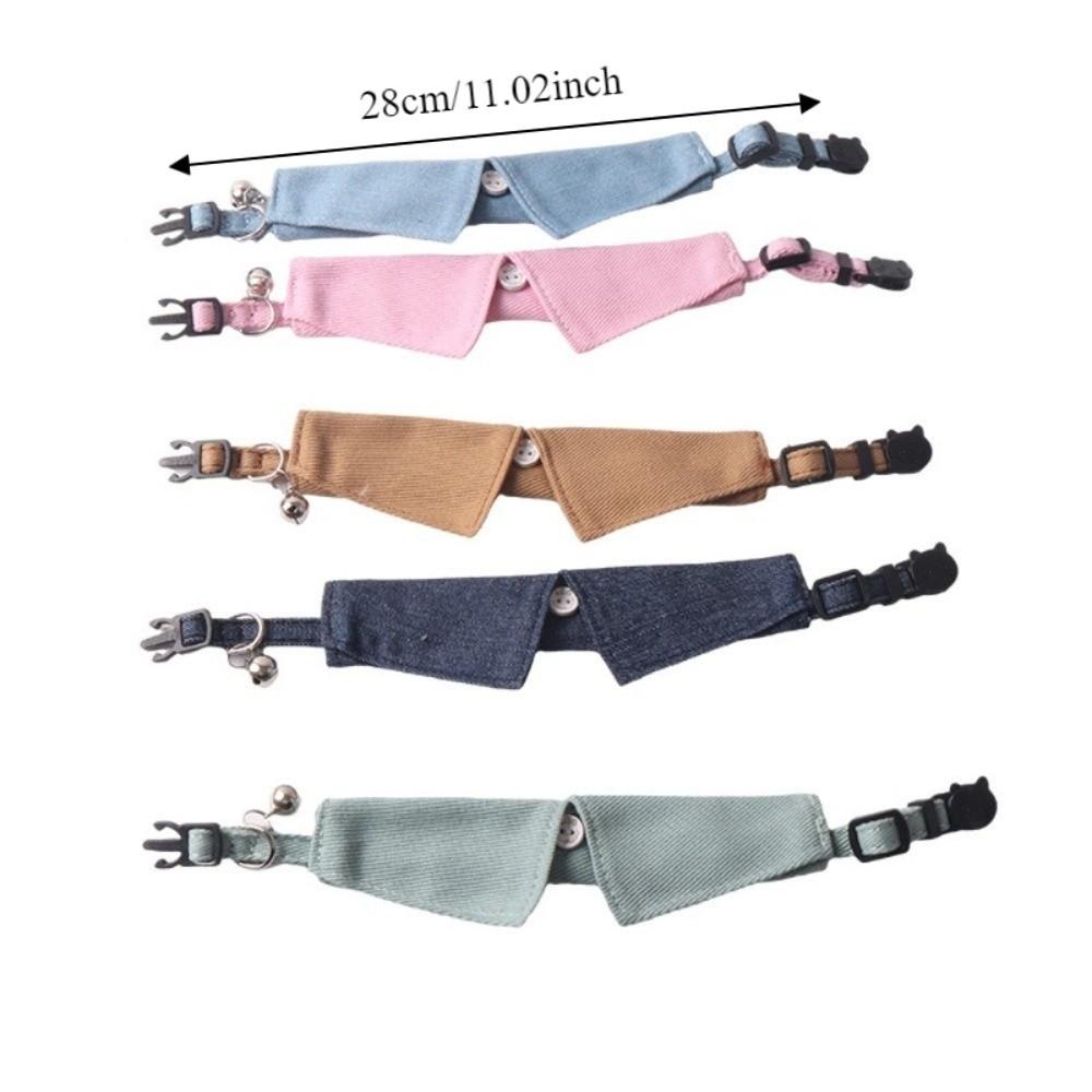 Adjustable Cat Dress Collar Breathable Pet Tie Pet Tuxedo Ties Collar  Formal Occasions