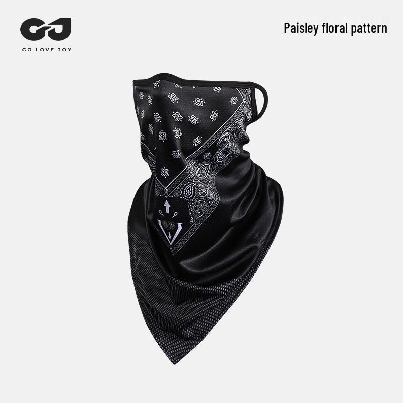 Sommerskjerf i issilke med solskjerming for sykling: Pustende, Hurtigtørkende Nakke- og Solbeskyttelse XTJ30