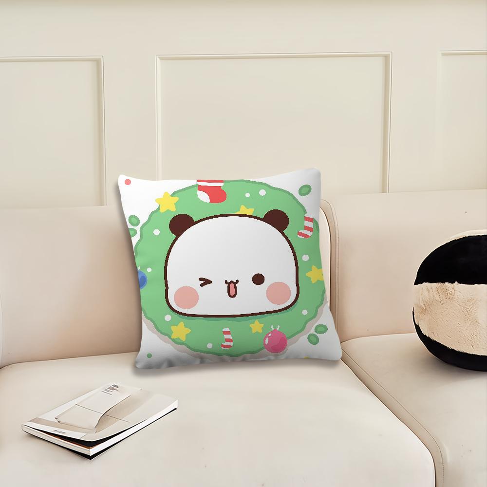 Cartoon cute dudu bubu Christmas cushion cover Pillow Cover Decoration Room Home Sofa living Office Car Nordic Simplicity
