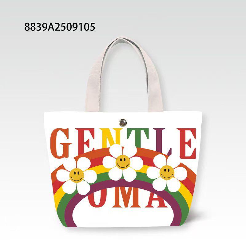Little Bear Women's Versatile Canvas Tote Lunch Bag