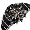 Fashion Men'S High Definition Luminous Watch Student Men'S Multi-Functional Six-Pin Waterproof Belt Quartz Watch