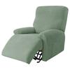 Recliner Sofa Cover Lazy Chair Solid Color Cushion Cover Sofa Cover 1/2/3/4 Seat Waterproof Leaf Texture Sofa