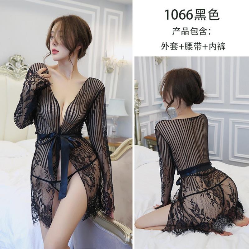 Sex-Dessous, sexy Verführungs-Pyjamaset für Damen, transparenter Pyjama, sexy Pyjama.