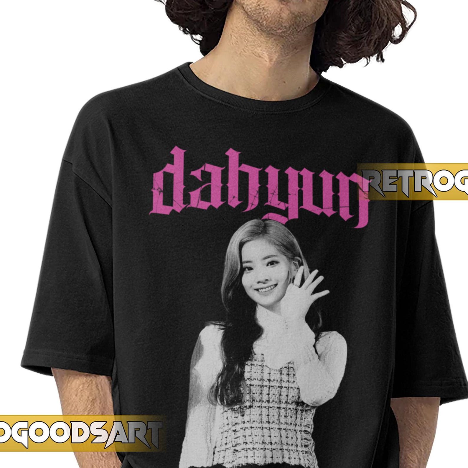 DAHYUN TWICE KPOP Shirt / Kim Da-hyun Twice Tour / Twice Kpop GirlbandConcertMerch / Dahyun Faded Tone T-Shirt S