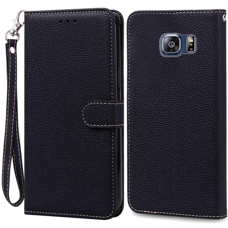 S6 Edge Case For Samsung Galaxy S6 Edge Case G925 Leather Flip Wallet Case For Samsung S6 S 6 edge Case G920 Wallet Cover Fundas
