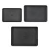 Baking Pan Set 3-Piece Nonstick Carbon Steel Set with Silicone Handles