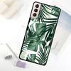Leaves Monstera Green Case For Samsung Galaxy S23 Ultra Note 20 10 S9 S10 Plus S20 S21 FE S22 Ultra Phone Cover