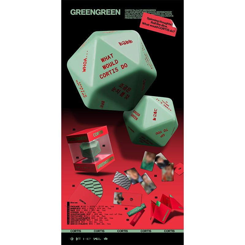 [Pre-comandă] CORTIS – Al 2-lea Mini Album [GREENGREEN] Ediția DICE