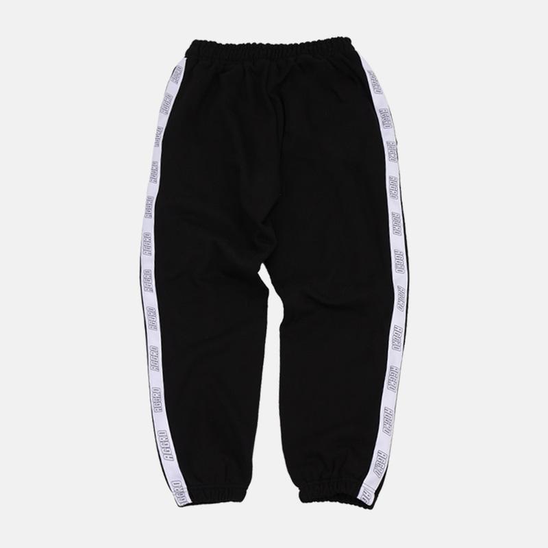 Eogeulo [Set Item] Logo Tape Sweatshirt Tracksuit Set Black