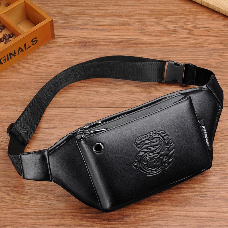 

Чоловіча легка спортивна поясна сумка з тотемом дракона