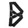 Weight Bearing Shoulder Strap Pulling Sled Harness Vest Resistance Bands with Pulling StrapBlack