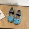 2025 new summer shallow mouth Mary Jane single shoes fairy spring fairy style ballet shoes polka dot flat beanie shoes