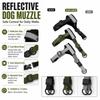 Pet Muzzle Outdoor Restraint Anti Bite Anti Eating Randomly Breathable No Mouth Tightness Night Reflective Adjustable