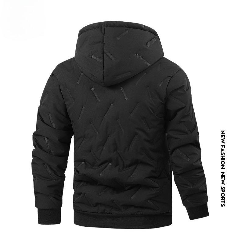 Men's Zip Up Hoodie Jackets Heavyweight Winter Sweatshirt Fleece Sherpa Lined Warm Jacket Outdoor Hooded Windproof Outerwear Coat for Men