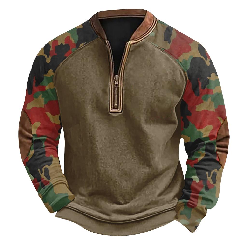 Erkek Kış Tokalı Sweatshirt Erkek Baskılı Erkek Sweatshirt