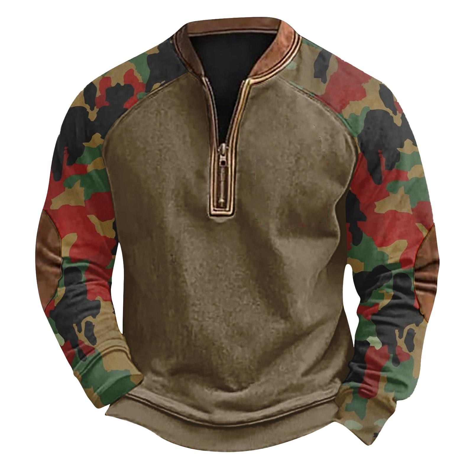 Men s Winter  Buckle Sweatshirt Men s Printed Men s Sweatshirt XL винный