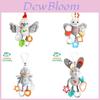 Butterfly Penguin Plush Baby Rattles With Hanging Toy For Infant Development And Sensory Play
