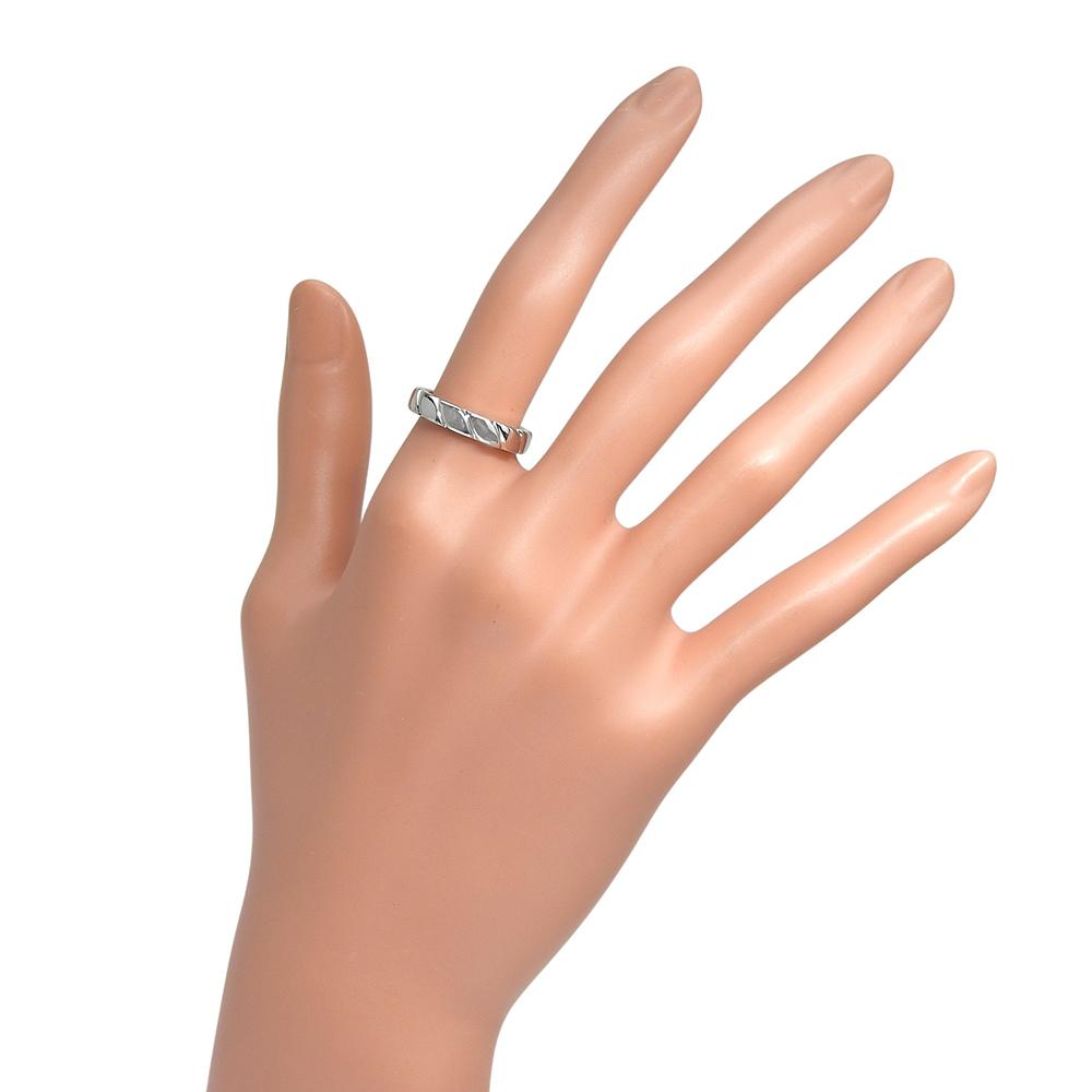 Chaumet Torsade de Chaumet Ring Marriage rings Pt950Platinum #6.4(US Size) 8.1g unisex Used