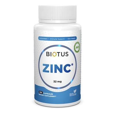 Biotus - Zinc, 32 Mg, 100 Caps