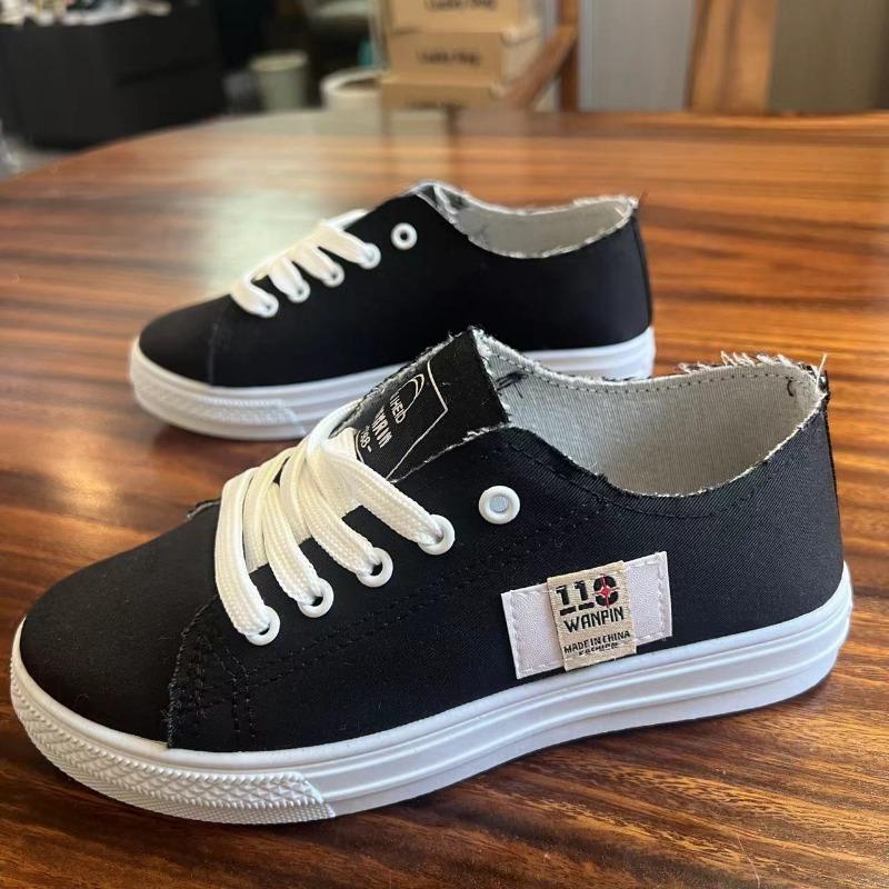 

Женская обувь, студенческие парусиновые туфли, удобная и легкая повседневная обувь, клетчатая обувь для женщин 38 чёрный