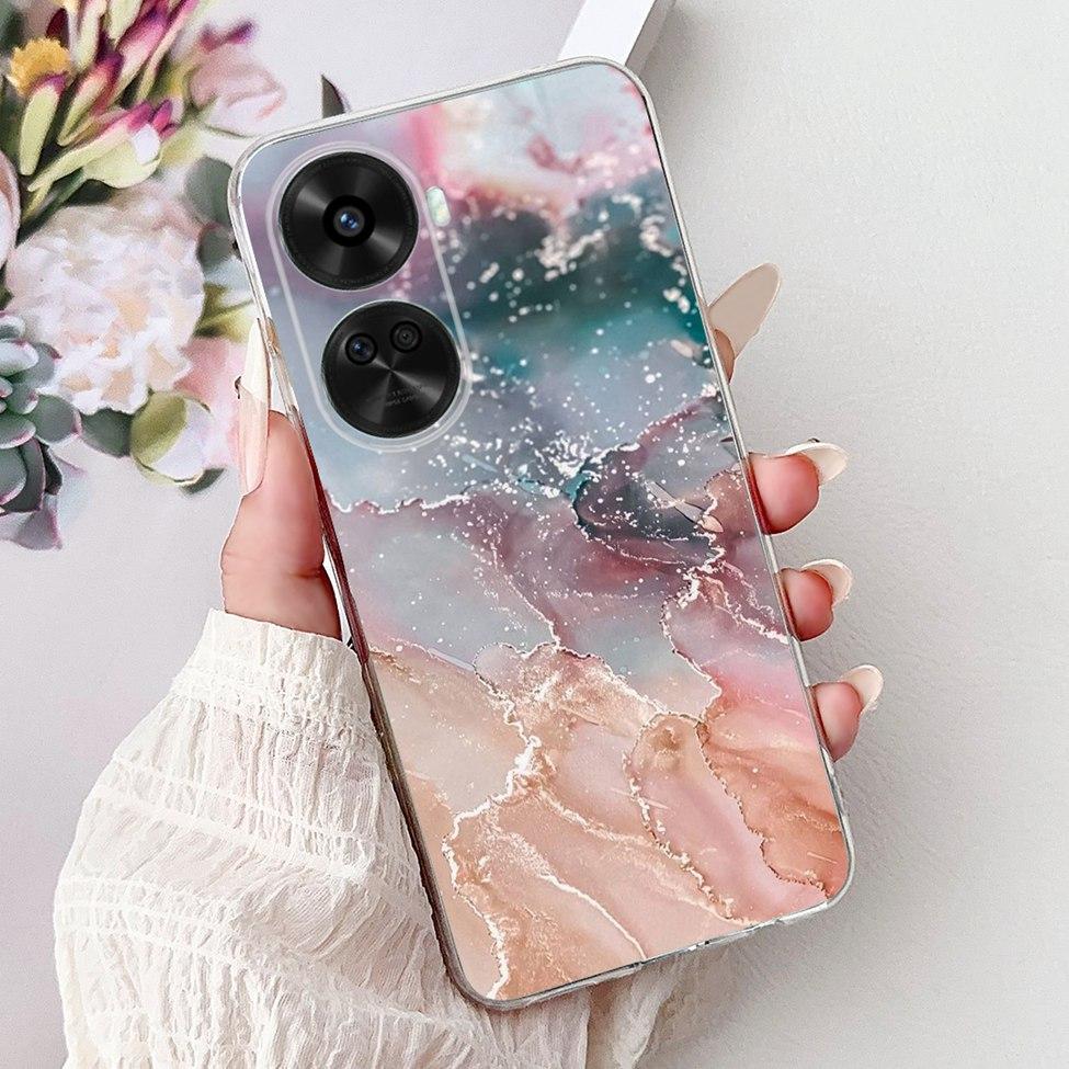 For Huawei Nova 11 SE BON-AL00 Case For Huawei Nova 12 SE Cover BNE-LX1 Luxury Butterfly Love Fashion Flowers Cool Lion Painted