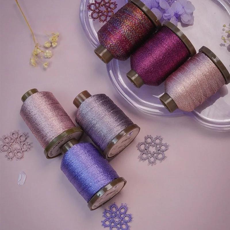 0.2mm 200Meters Metallic Thread for DIY Jewelry Making Shiny Necklace Bracelet String Thread Necklace Bracelet Crochet String