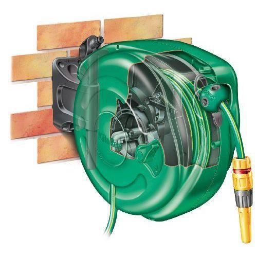 Hozelock 06424850 dévidoir mini auto reel mural 10 m
