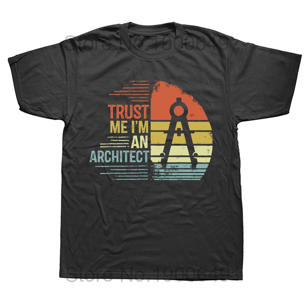 Architect Brain Architecture Students T Shirt Summer Graphic Cotton Streetwear Short Sleeve Birthday Gifts Tshirt Mens Clothing